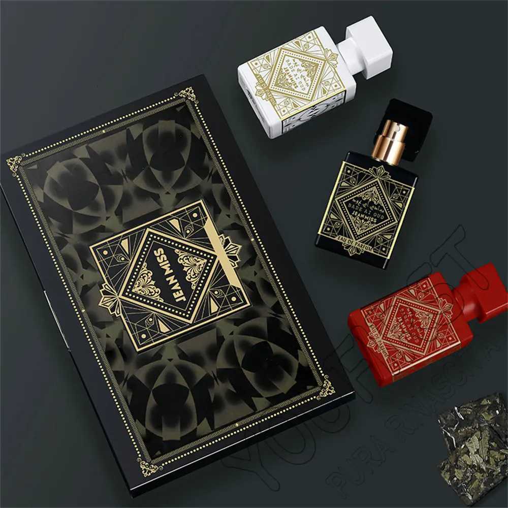 Unisex Dubai Perfumes Women 30ml 3Pcs Gift Set Cologne Men Lasting Fragrance Perfumes De Mujer Floral Woody Scent Parfums HommeT251113