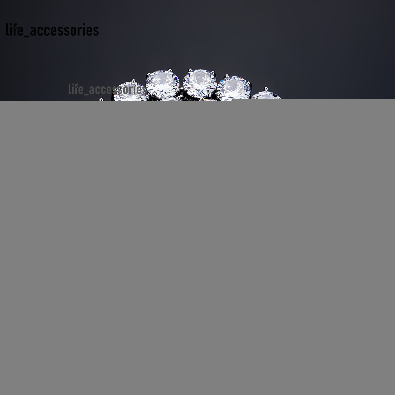 Wholesale Hip Hop Necklace 10mm Zircon Brass Diamond Tennis Chain Necklace