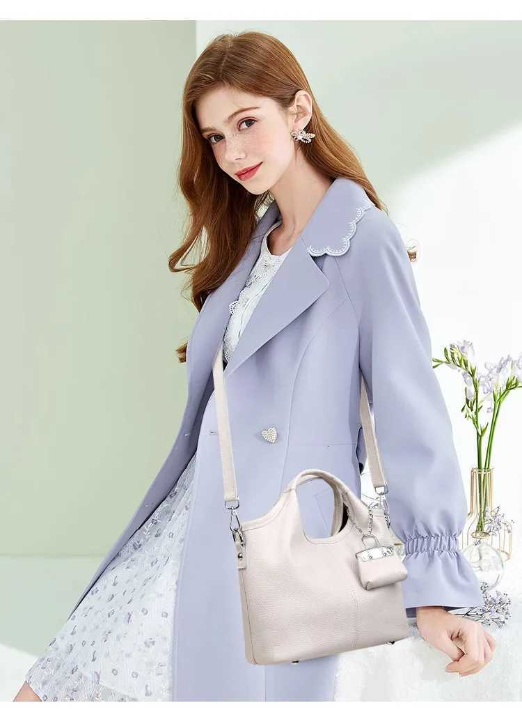 2025 Slouchy Leather Bucket Bag Women Buttery Soft Tote Purse Minimalist Crossbody Bag TikTok Viral Boho Chic Shoulder BagW251112