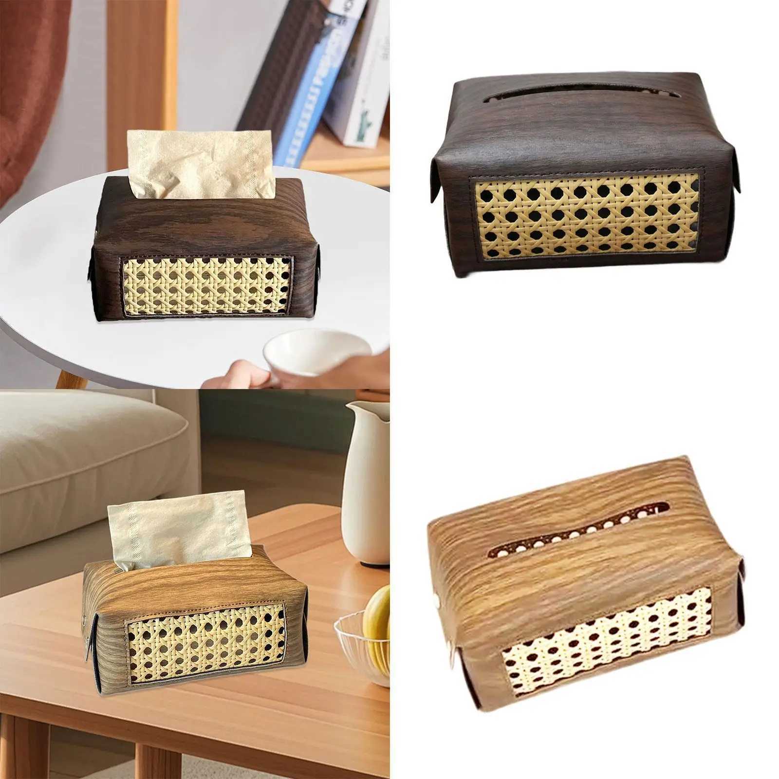 Facial Tissue Case Holder Convenient Modern Rectangar Tissue Box Cover for Bedside Bathro Off Table Vanity Countertop Y251112