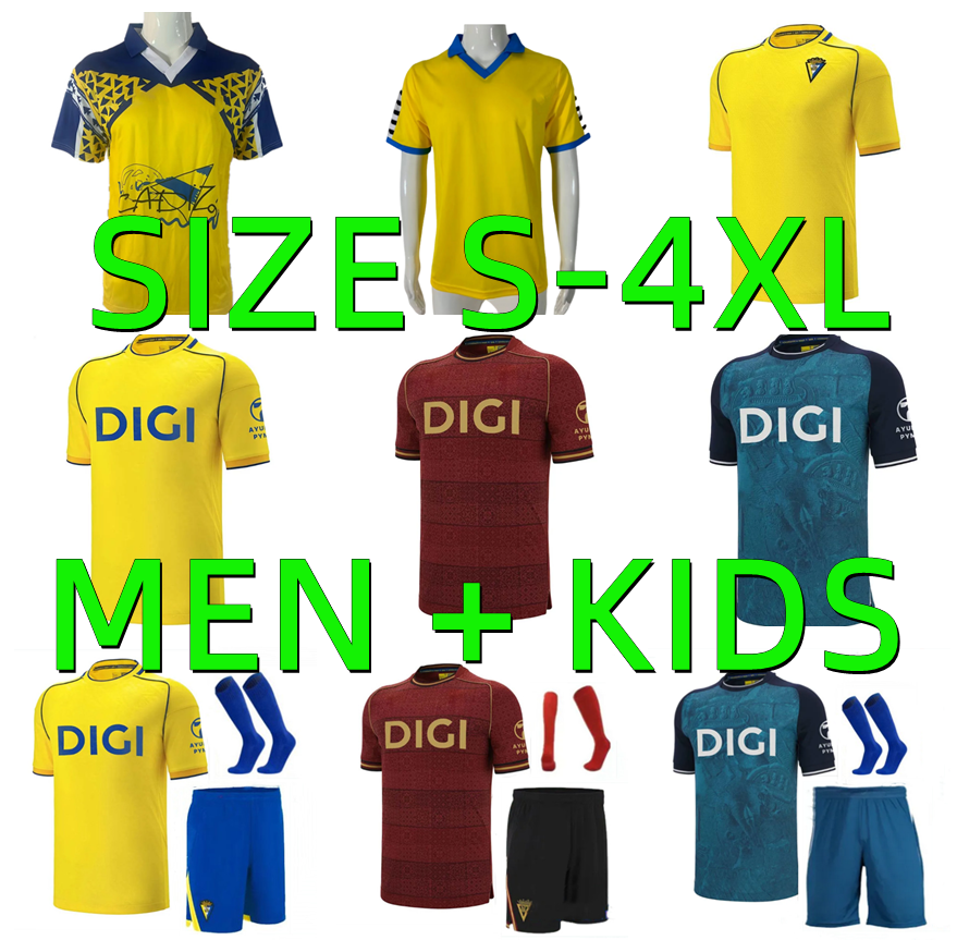2025 2026 CadizS soccer jerseys Retro 1983 1991 1992 camisetas de futbol 25 26 CAMISETA ALEX SOBRINO ROGER MS. BRIAN SOBRINO CHRIS RAMO 83 84 91 92 men kids football shirt