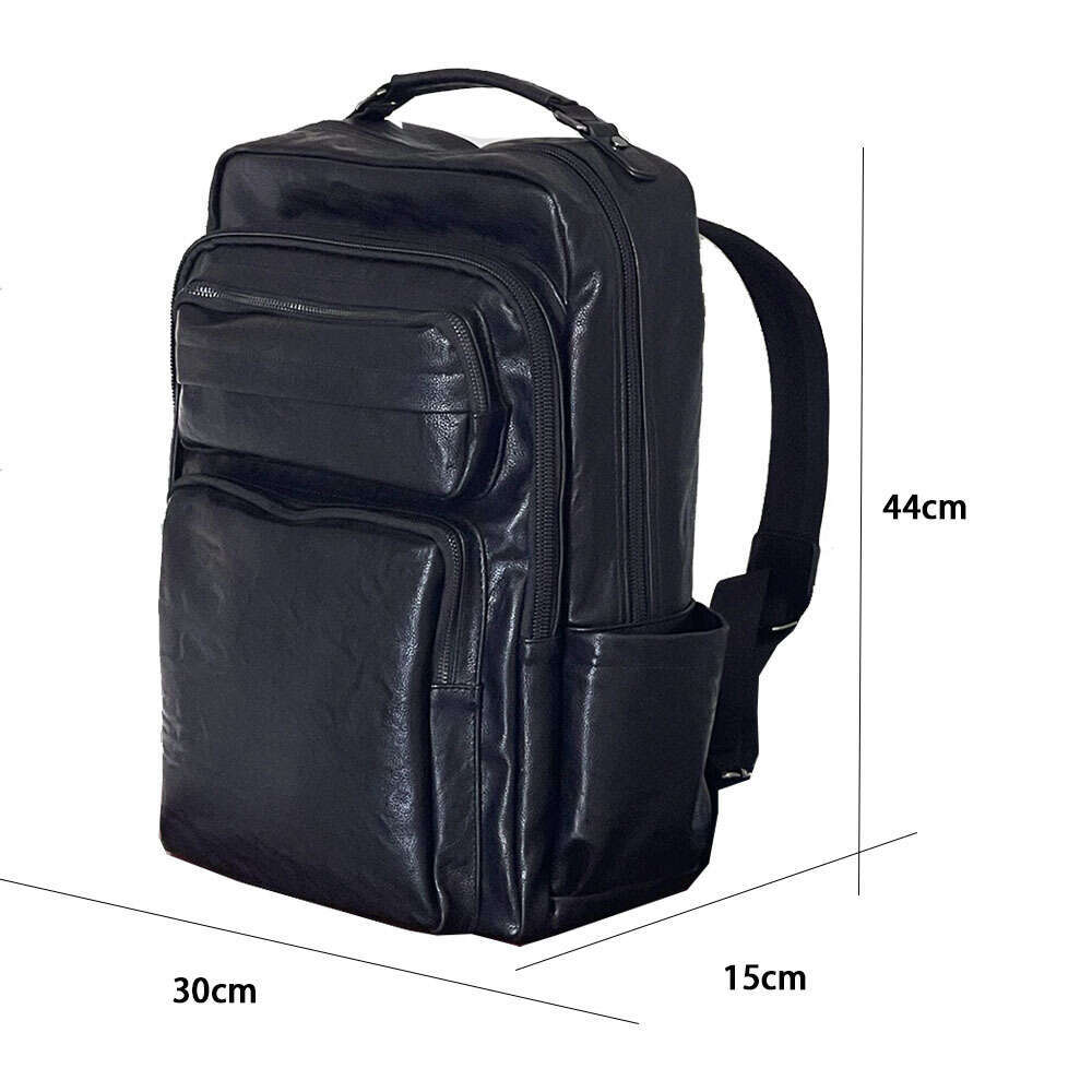 Backpack P16638 Korean version men's computer large capacity, fashionable and trendy college student backpack, leisure travel bag