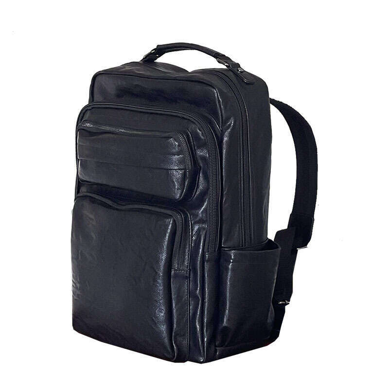 Backpack P16638 Korean version men's computer large capacity, fashionable and trendy college student backpack, leisure travel bag