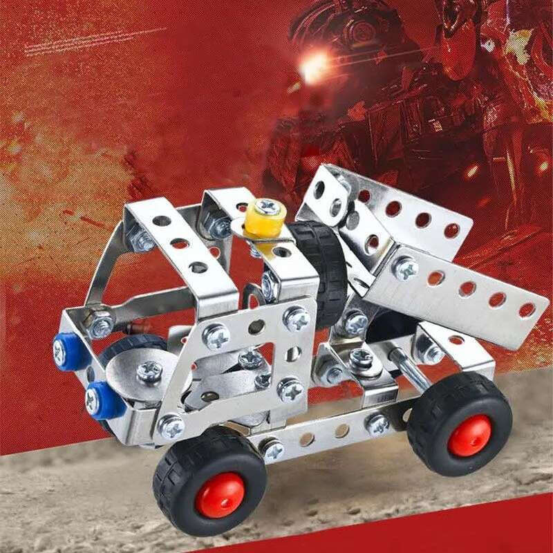 CNC Factory Sales Metal Splicing Toy Car After Splicing It Will Be Used To Hang Things Outdoors Convenient Educational Toy For Kids 758