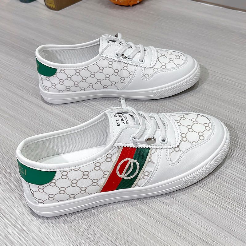 New Arrival Mesh Breathable White Shoes Women 2025 Summer Versatile Flat Casual Board Shoes Size 35-40 Free Shipping