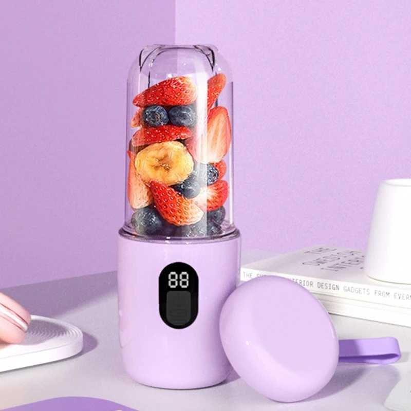 USB Rechargeable Portable Blender Cordless Mini Juicer Mixer for Smoothies Protein Shakes Travel Sports Bottle Juicer Cup C251113