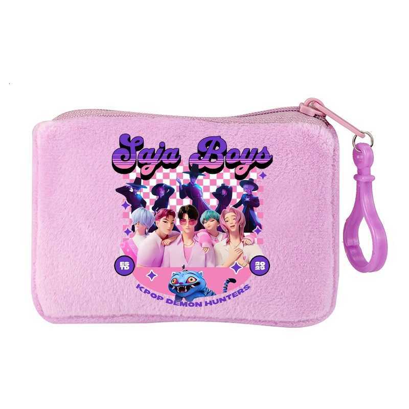 KPop Demon Hunters Party Favors Coin Purse Boy Cartoon Small Wallet Portable Cute Change Storage Bag Women Girl Birthday Gift Z251111