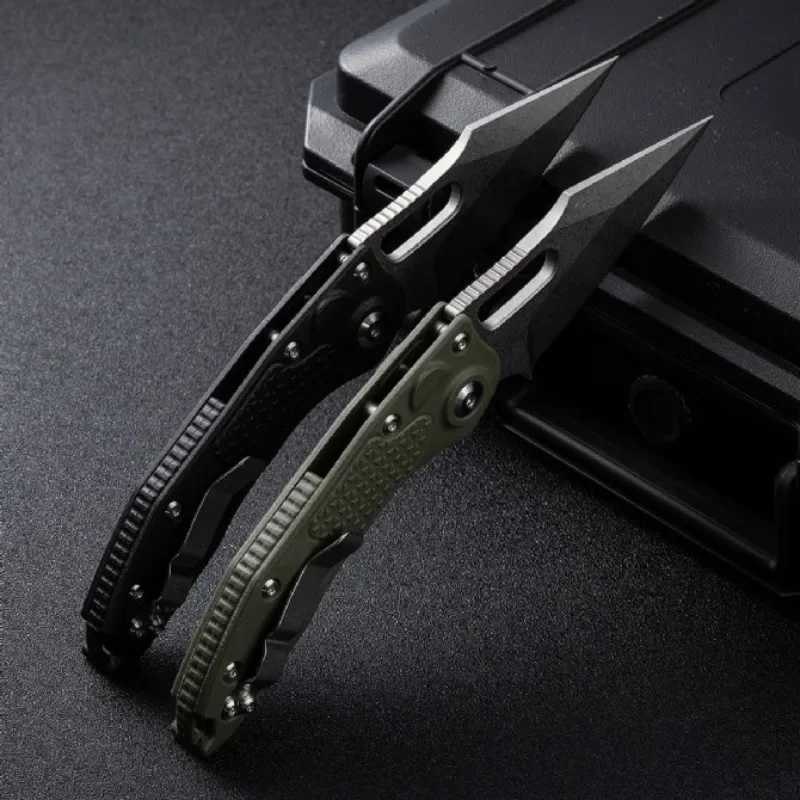 2025 Stitch Ramloc Folding Pokcet Knife D2 Steel Handle Nylon Fiberglass Handle Outdoor Survival Camping Tool Hunting KnifeT250412