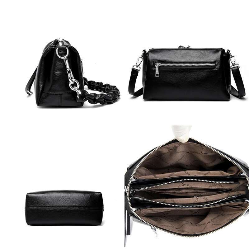 Fashion Handbag High Quality Leather Shoulder Crossbody Bag Women Messenger Bags Female Large Capacity Bags A Main