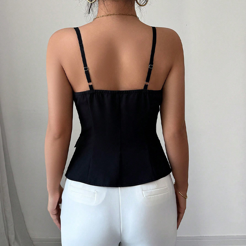 Womens clothing 2025 summer new style temperament camisole cardigan small vest top