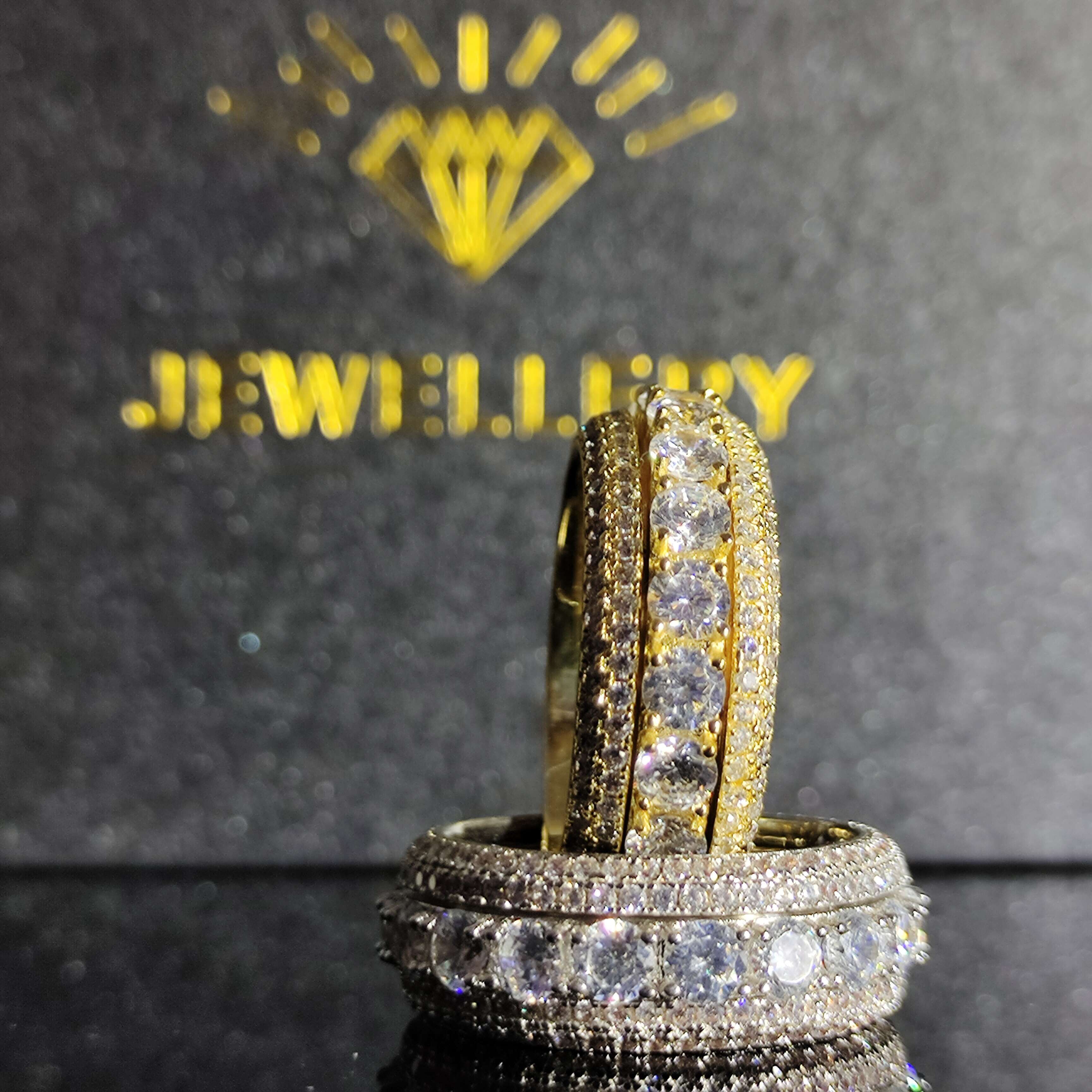 Retail Spinning Ring Hip Hop Jewelry High Quality Rotating Ring