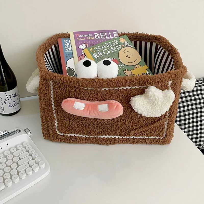 Foldable Storage Basket Cute Decoration Storage Basket Toy Storage Container Storage Basket Baby Diaper Clothes Toys Organizer Y251112