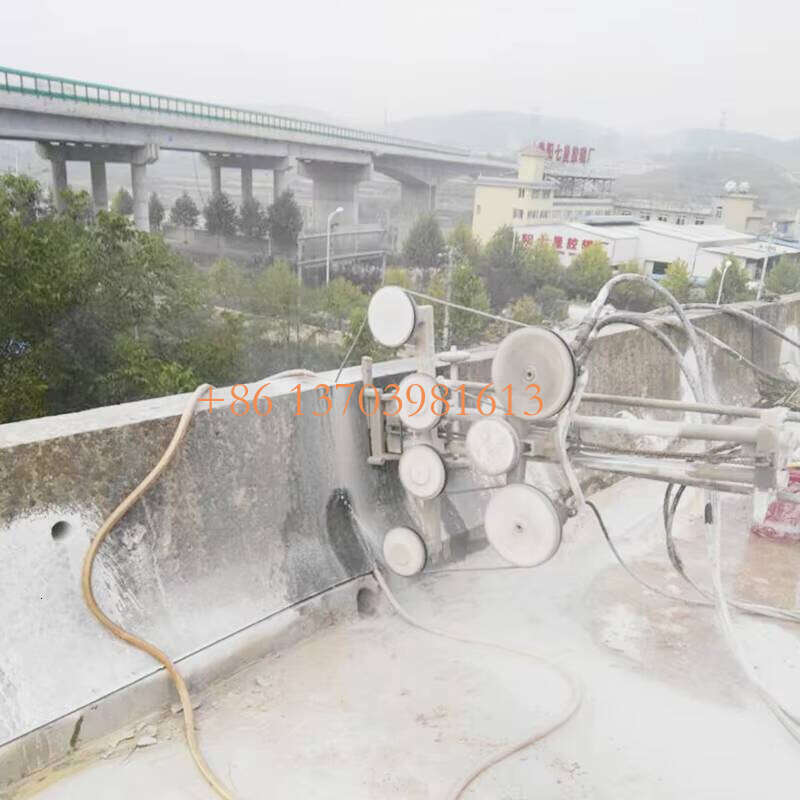 2024 Hot Sale Marble Diamond Concrete Hydraulic Rope Saw Cutting Machine Diamond Stone Wire Saw Machine