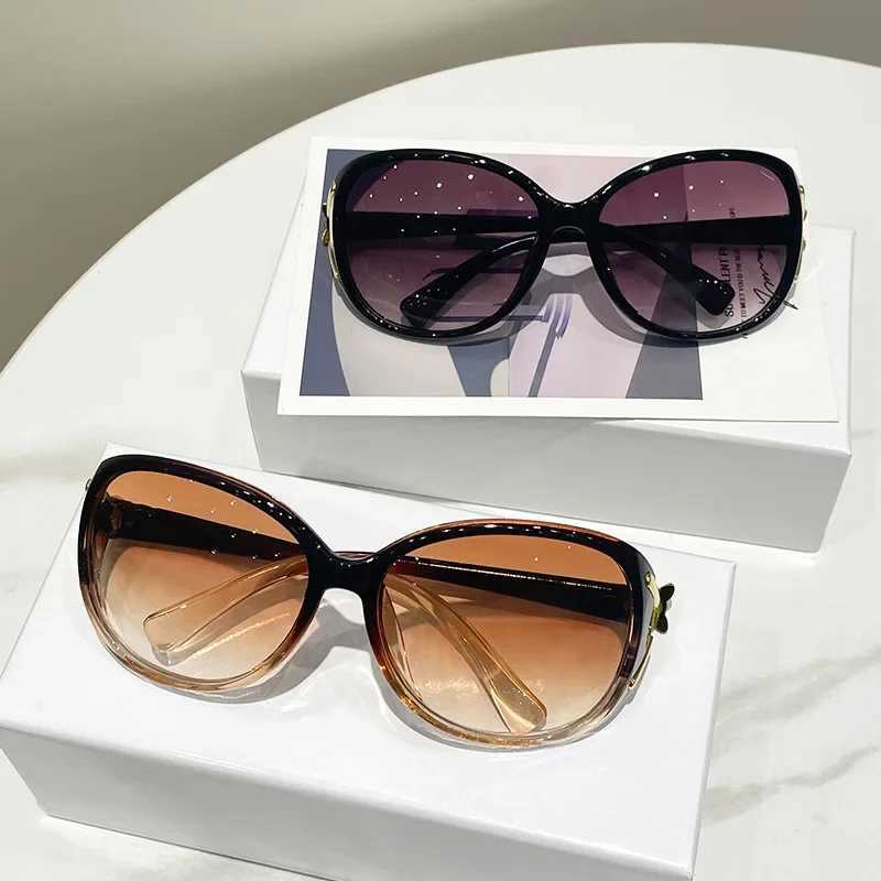 New Large Frame Oval Shape Sunglasses Womens Brand Designer Fashion Sun Glasses Women Outdoor Drive Eyewear UV400C250412