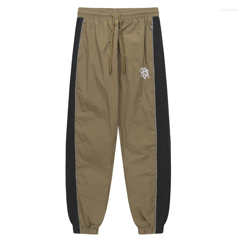 Men's Tracksuits Streetwear Brown Trench Coats Sportswear Men Women Fall Winter Sports Pants Embroidery Sweatshirts