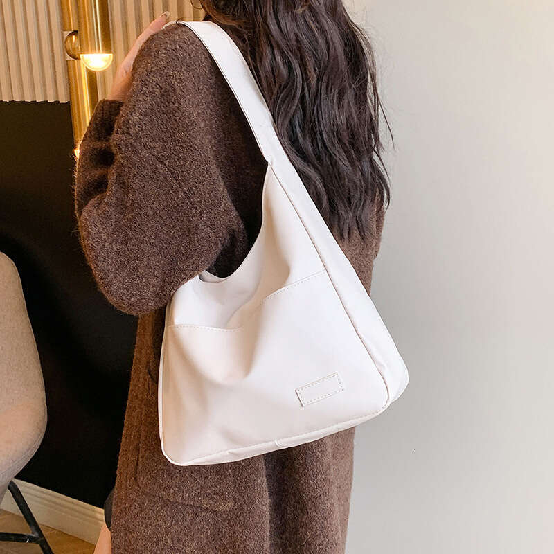 Large capacity for women 2025new tote college student class shoulder bag, simple casual bag