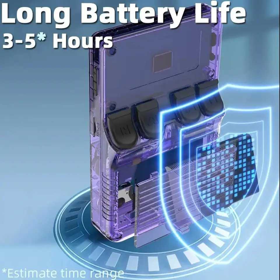 WUDS R36S Portable Handheld Game Controller with 35 HD Sn Rechargeable Battery - Perfect Christmas Gift for Gamers H251113