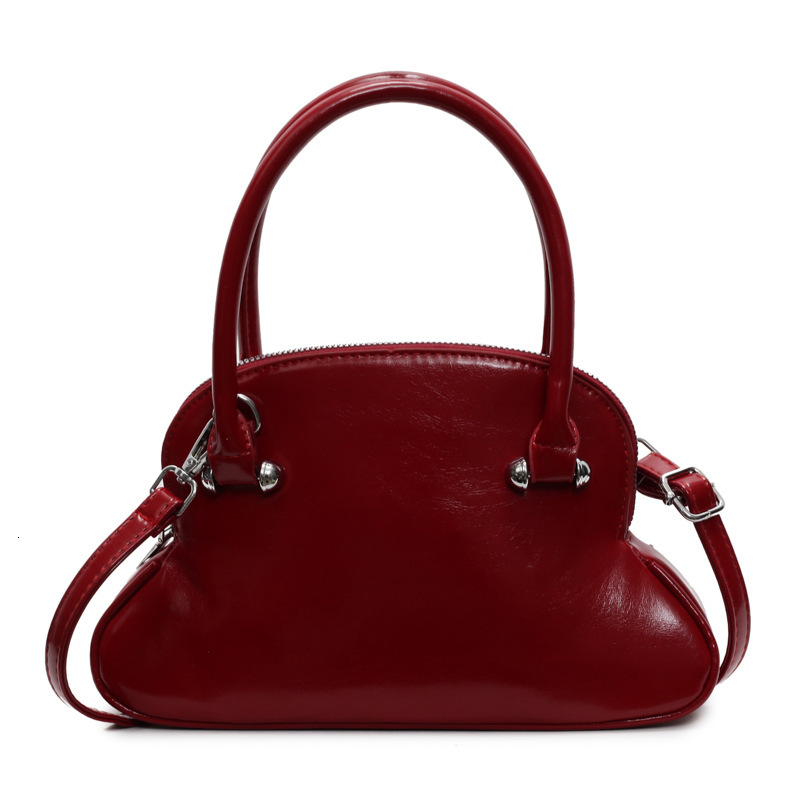 2025S Designer Women S Bag Women S Solid Color Handbag With Simple Texture For Spring And Summer Crossbody Women S New Versatile Single Shoulder Shell