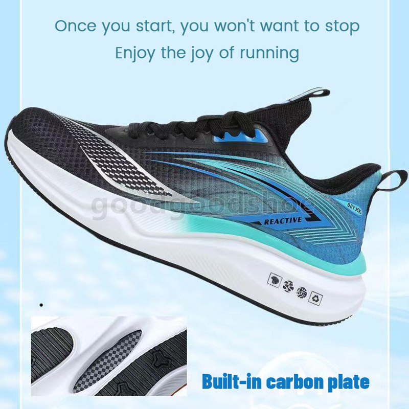 designer shoes stylish lightweight mens shoes comfort breathable mesh upper platform sneakers cushioned non-slip trainers size 37-46