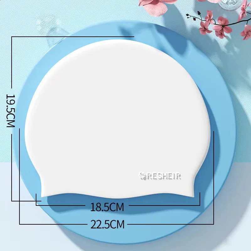 3pcs silicone swimming cap adult waterproof and high-definition professional women large-frame swimming goggles diving cap 250411