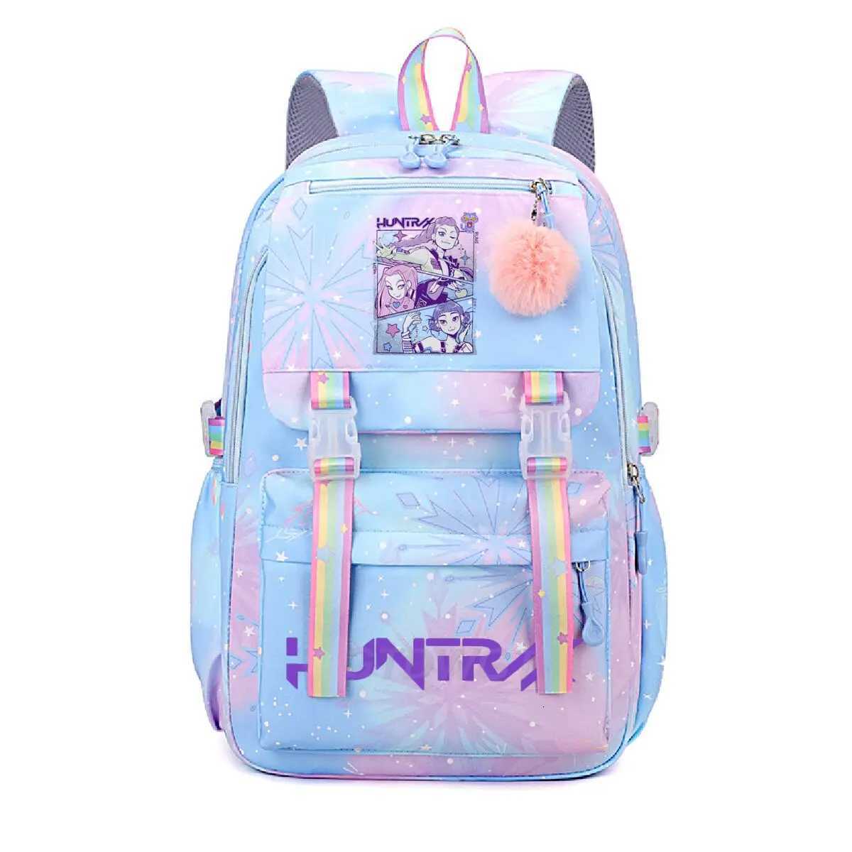 Kpop Demon Hunters Huntrix Graphic Schoolbags Children Teeneger School Backpack Fashion Backpack Women Shoulder BagW251113