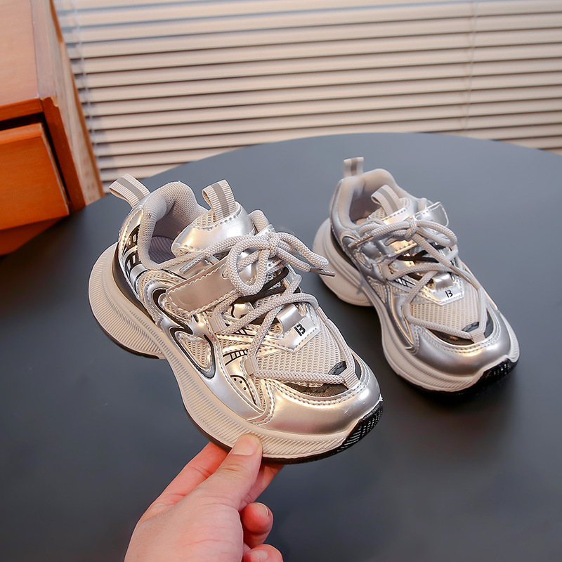 Kids Sneakers for Girls Boys Non Slip Toddler School Running Sport Shoes Fashion Versatile Youth Basketball Shoes Spring Autumn Sizes 26 - 37 K0271