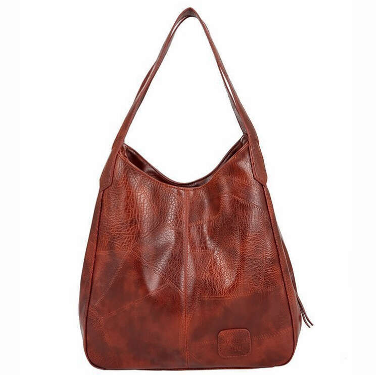 Baobao 2025New Soft Leather Shoulder Large Capacity Versatile Fashion Crossbody Bag Korean Version Women's Handbag