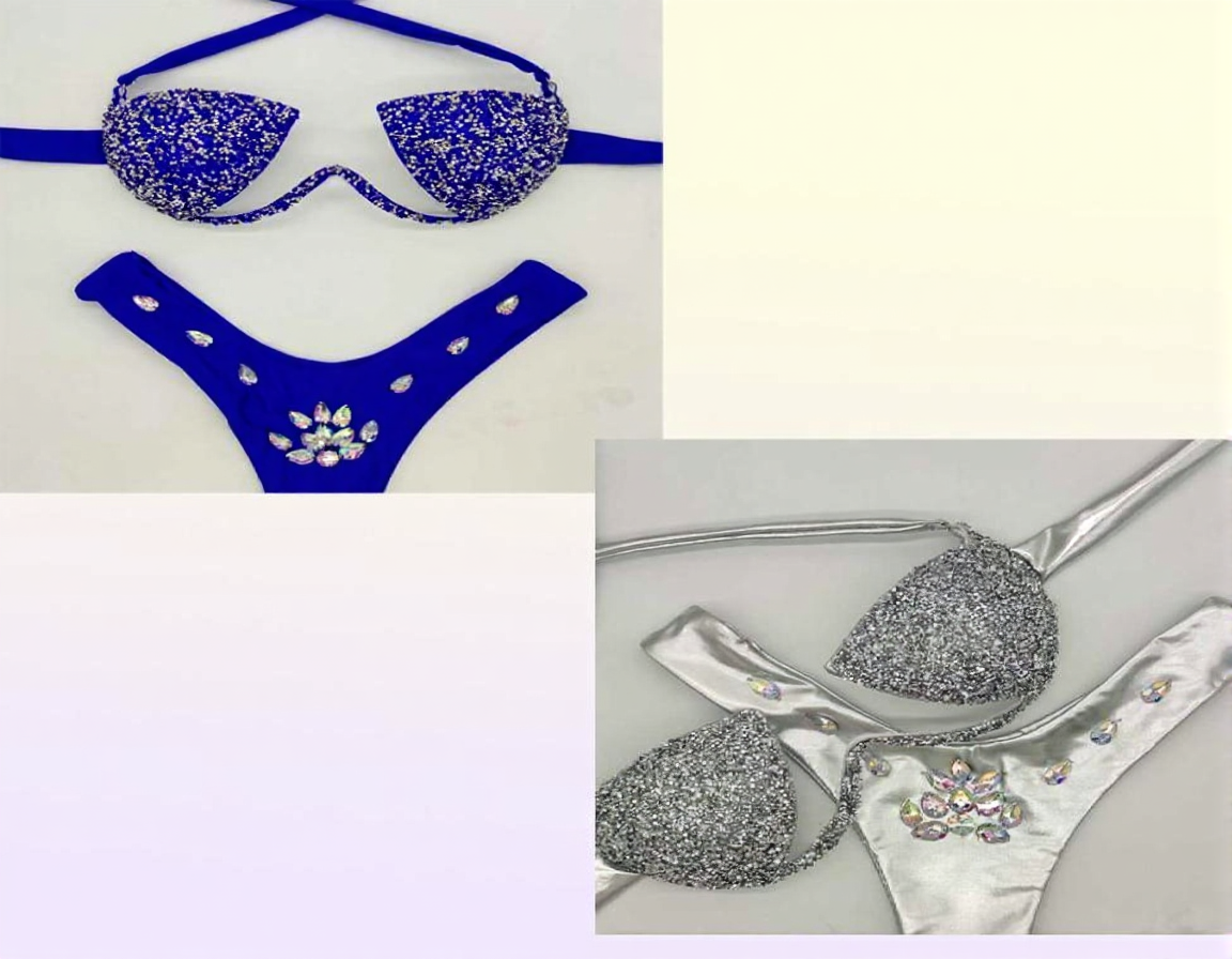 venus vacation rhinestone bikini set sexy women swimwear push up diamond bling stones swimsuit bathing suit