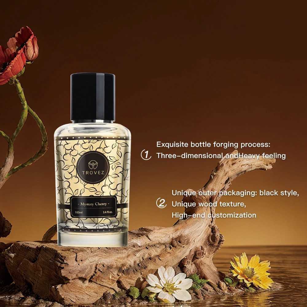 TROVEZ Mystery Cherry 100ml Perfume Long-lasting Fragrance Floral Oriental Tone Unisex Perfume Scent Gifts Body Spray PerfumesT251113