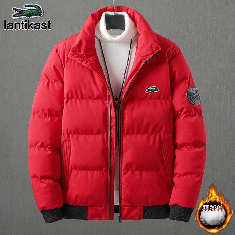Noble Crocodile designer handbag for Men Casual Thickened Warm White Duck Down Winter Coat Slim Fit Sports Cotton Jacket Trendy