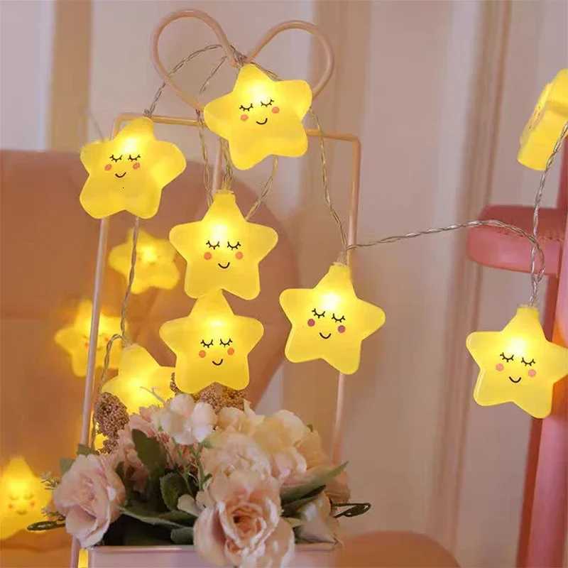 LED Lights String Star Garland Lamp USB/Battery Powered For Living Room Outdoor Garden Camping Wedding Christmas Party Decor M251113