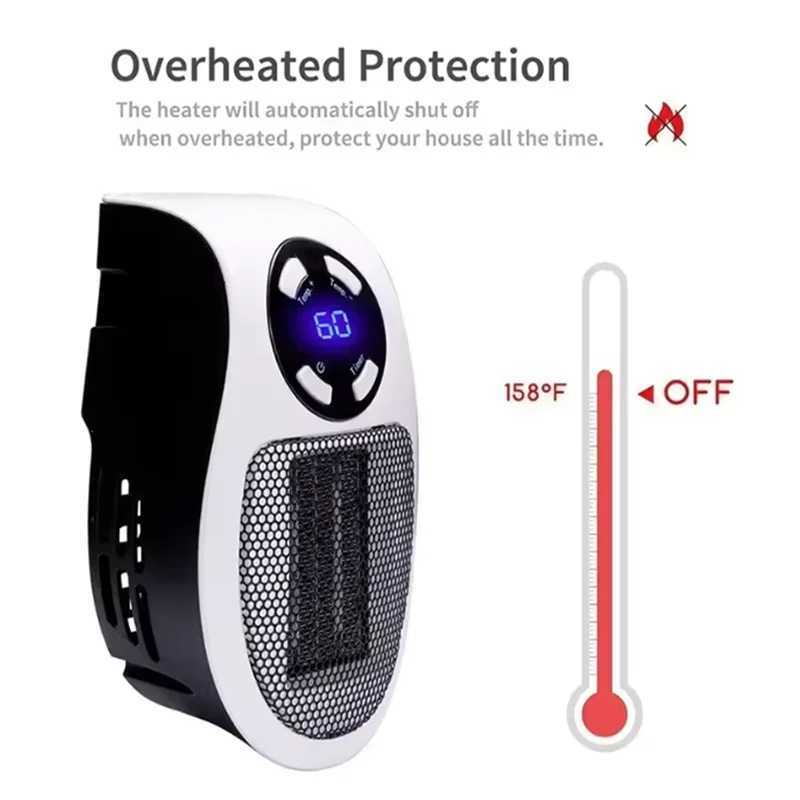 High quty Winter Electric Heater for Home Portable Convenient Wall Mounted Room Heating Warm Blower Warmer Machine Appliance Y251113