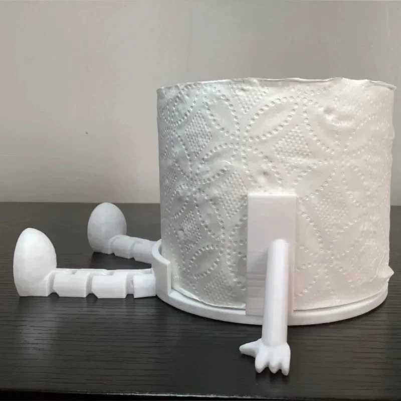 Creative Sitting Reading Partner Toilet Paper Holder 3D Printing Tissue Roll Paper Dispenser Bathro Decor Accessories Y251112