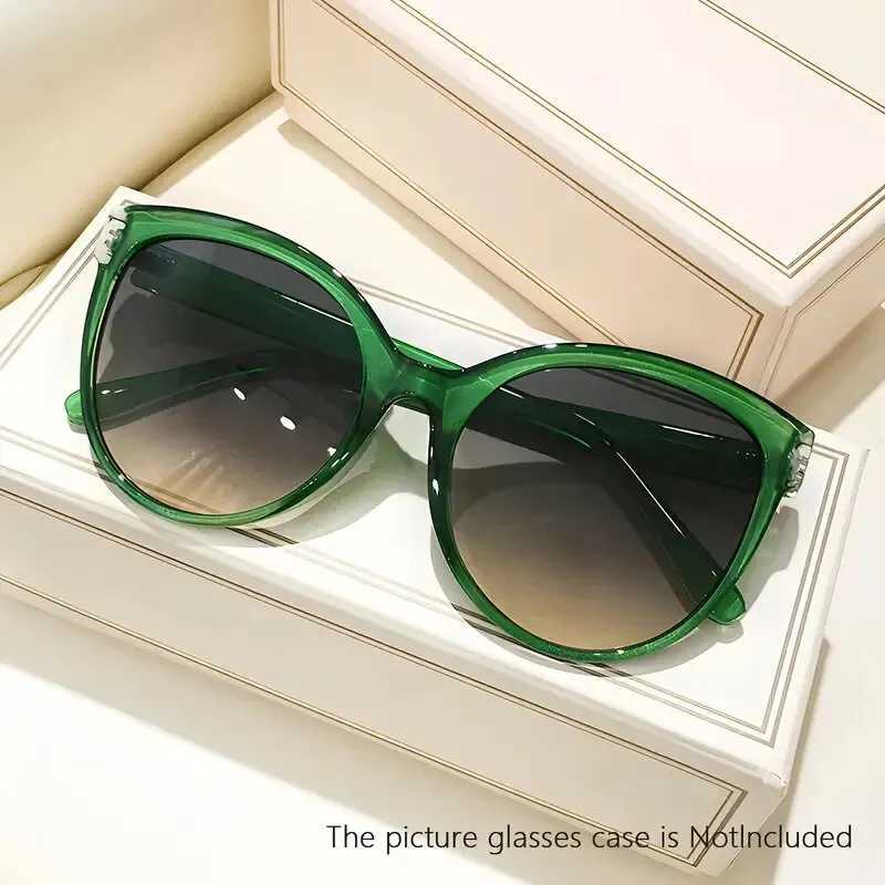 Cat Eye Sunglasses Outdoor Driving Sunshade Decoration Oversize Frame Glasses UV ProtectionC250412