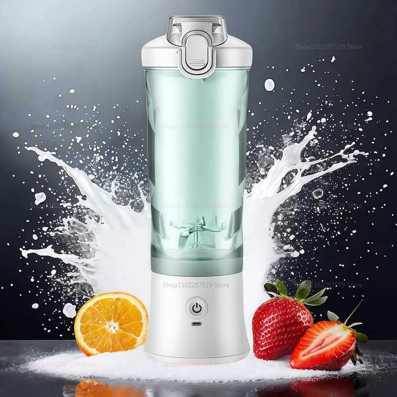 Electric Portable Blender 600ML Juicer Fruit Mixers USB Rechargeable Smoothie Juicer Cup for Shakes and Smoothies Mixer Machine C251113