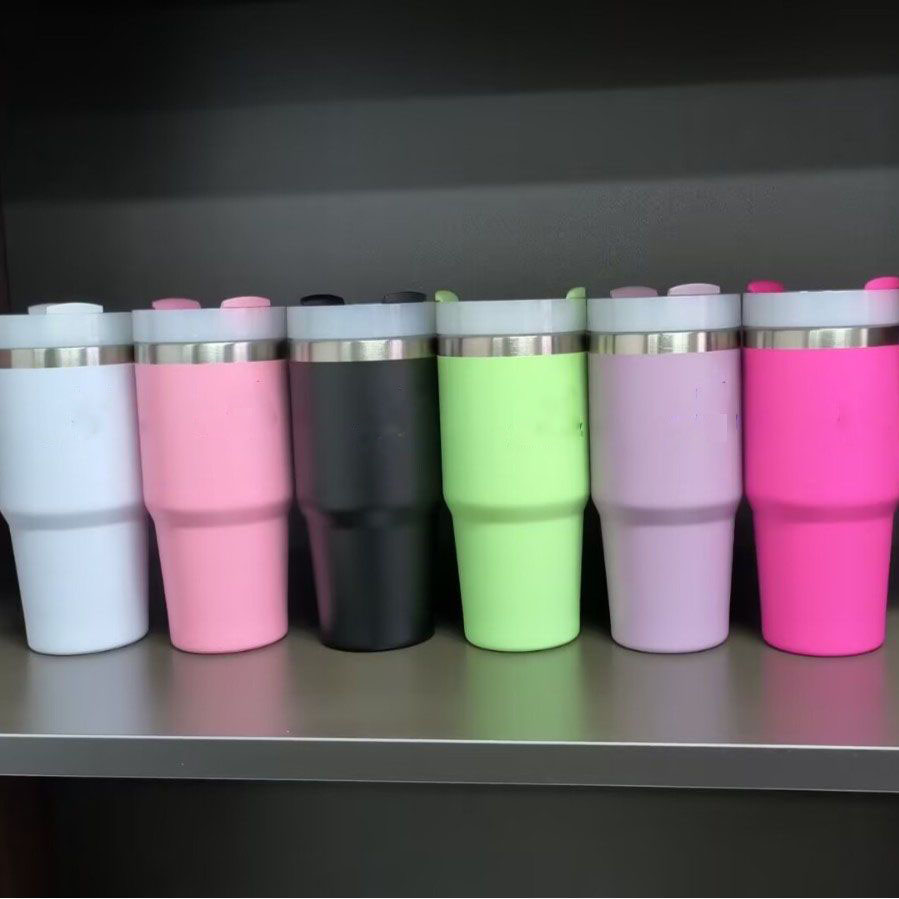 14oz Stainless Steel Insulated Cup Water Bottle Tumbler with Handle and Straw Keep Cold and Hot Thermal Portable Car Travel Mug