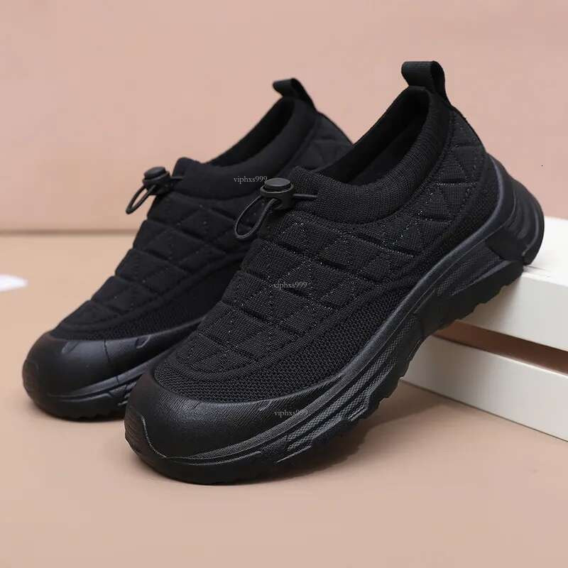 New Free Shipping Designer Shoes 2025 Autumn/winter Plush Thick Casual Flyknit Sports Soft Bottom Anti Slip Comfortable Lightweight Mom Shoes