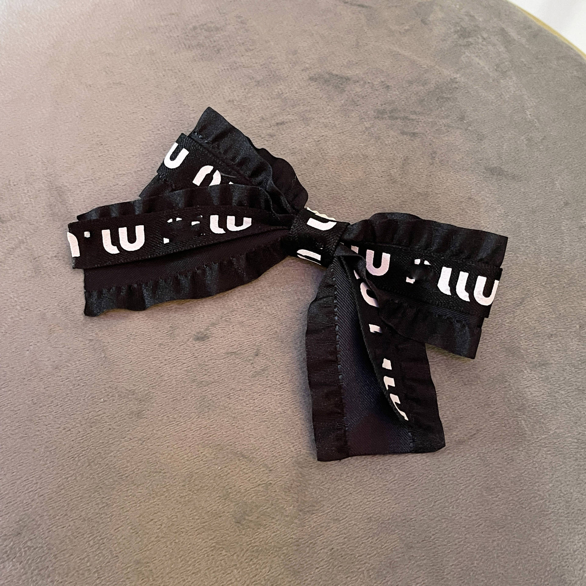 designer new Hairpin, hair rope hair hoop internet-famous trendy textured handmade hair accessories bow barrette