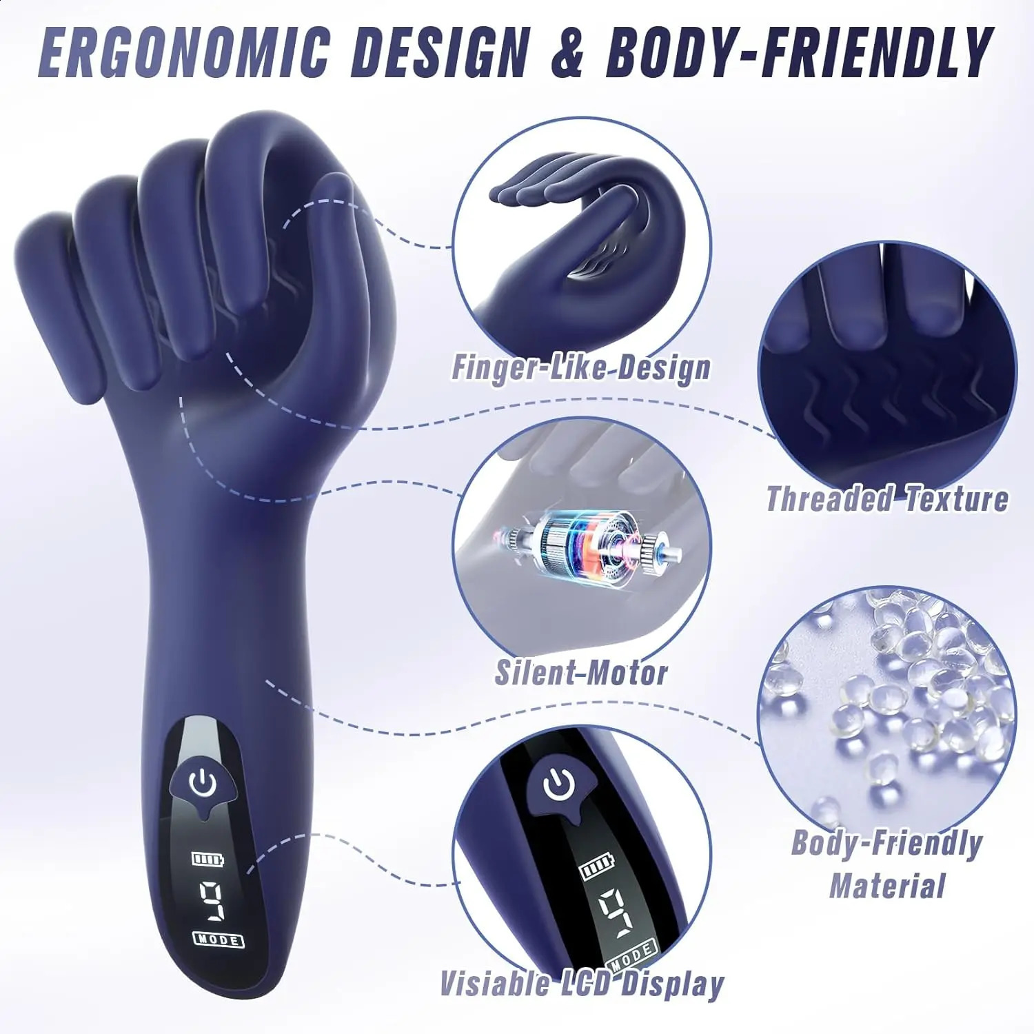 Adult Toys Sex Glans Trainer Penis Massage Male Masturbator Vibrating Glans Vibrator Sex Toys for Men Lasting Delay Endurance 250410