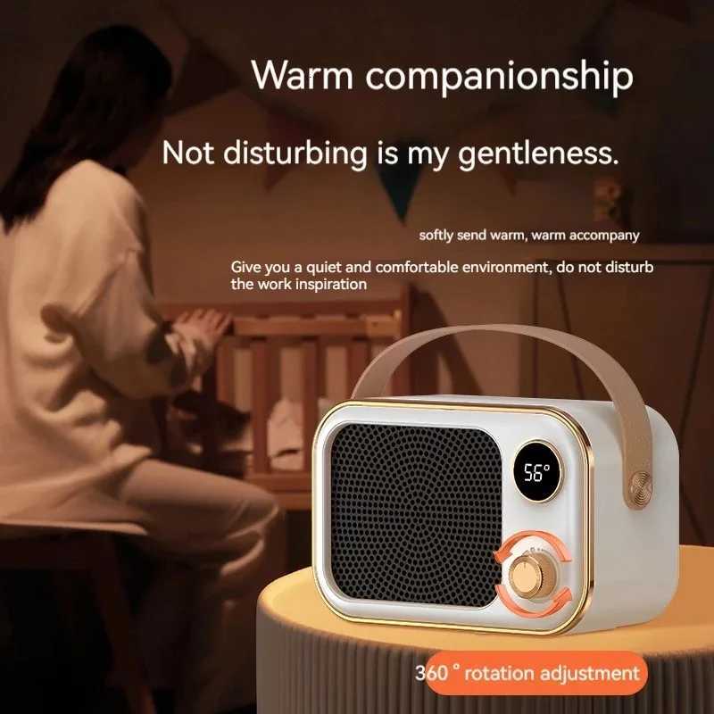 NEW Portable Electric Heater Home Low Energy Fast Heating Electric Heater Fan Smart Temperature Control Heater Warming Supplies Y251113