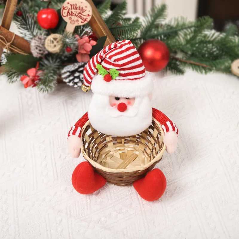 Christmas Christmas Decoration Candy Basket Christmas Tabletop Decoration Children Candy Basket Christmas Decoration Small Candy Box Y251113