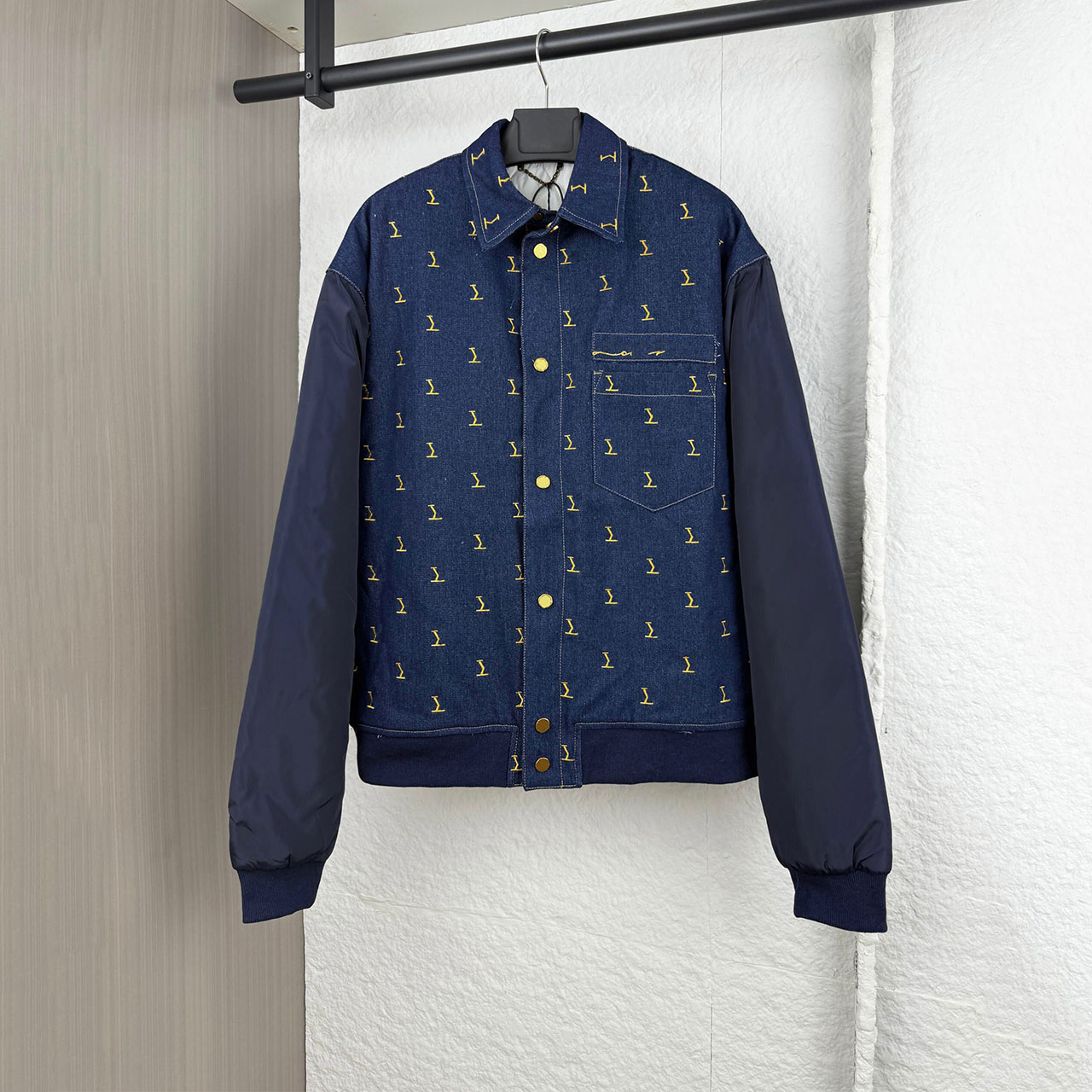 Fashion man jacket designer men's and women's outerwear classic style denim embroidered letters jacket pure cotton jacket casual stylist men's thicken jacket US size