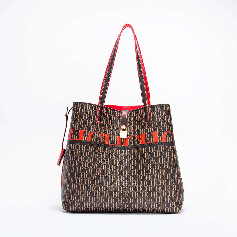 CHHC Fashion Trendy Tote Bag Full Print English Large Capacity Handbag For Women, Portable