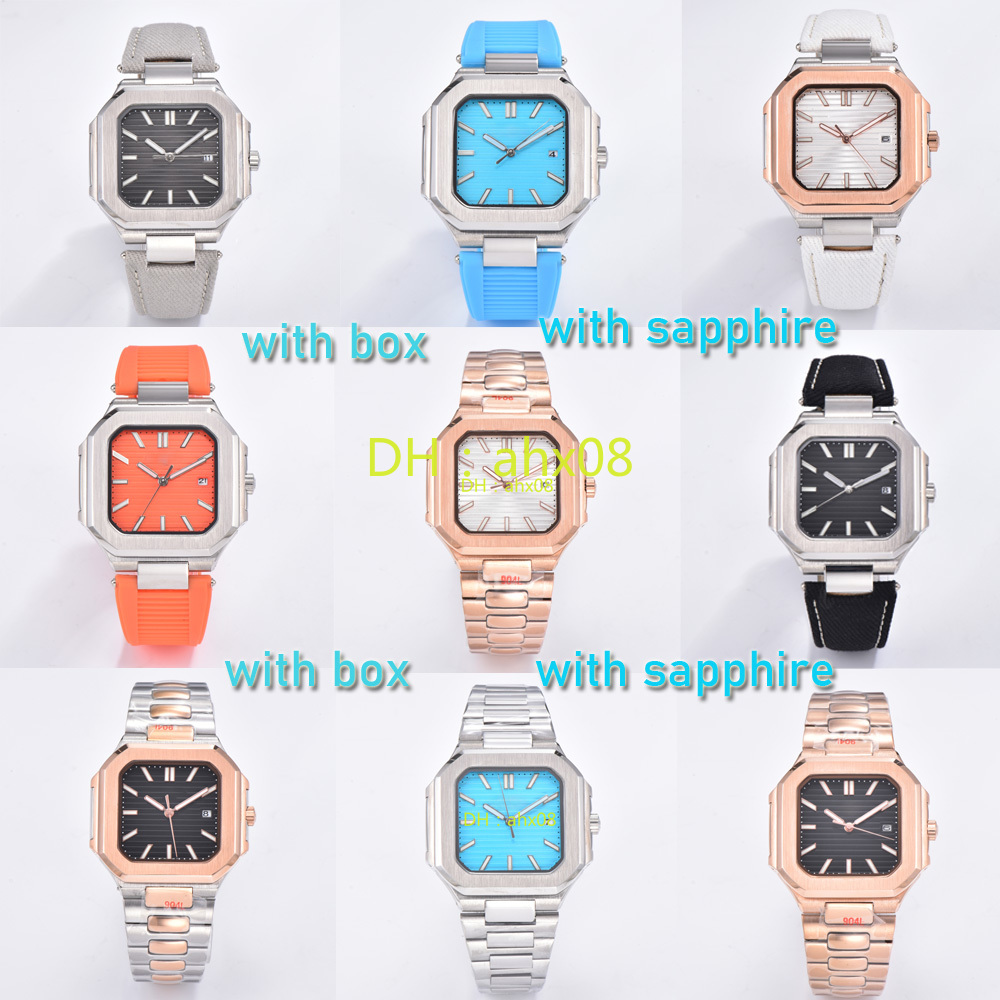 AAAAA top mens watch Square multi-color fashion 45mm men's watch luxury designer 2813 mechanical automatic movement watch luminous sapphire high quality watches