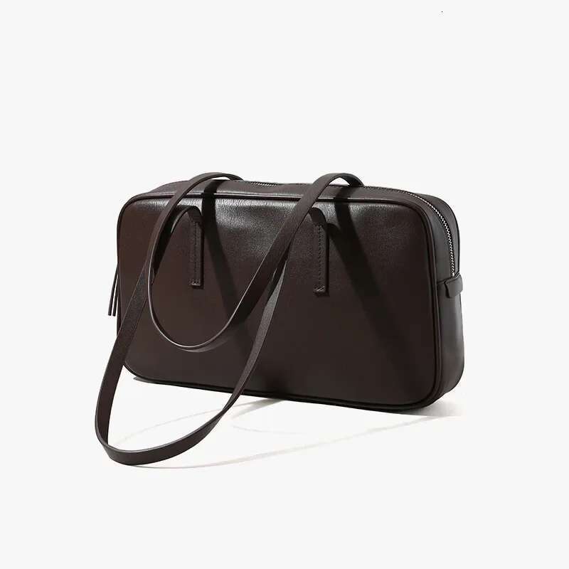 Motingsome 100% Cowhide Shoulder Designer Bags Underarm Purses Fashionable Lady Genuine Leather Satchel 2025 New