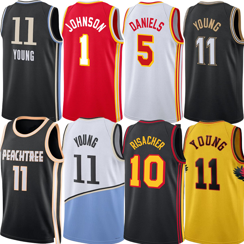 Atlan Hawk City Basketball Jerseys Jalen Johnson Zaccharie Risacher Jonathan Kuminga Dyson Daniels Onyeka Okongwu Corey Kispert Asa Newell Custom Jers