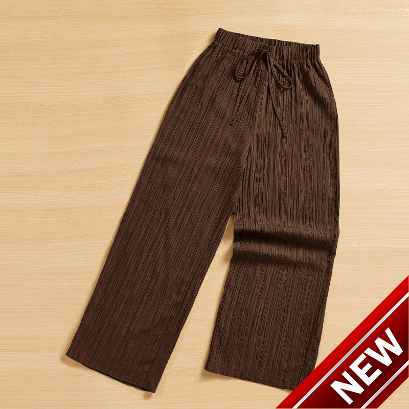 Wind casual pants 2025 new style temperament versatile wide leg straight leg pants womens pants