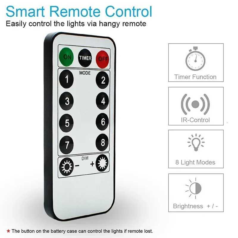 1M 2M 3M 5M 10M Copper Wire LED String Fairy Lights Holiday Battery-operated Garland for Christmas Tree Wedding Party Decoration M251113