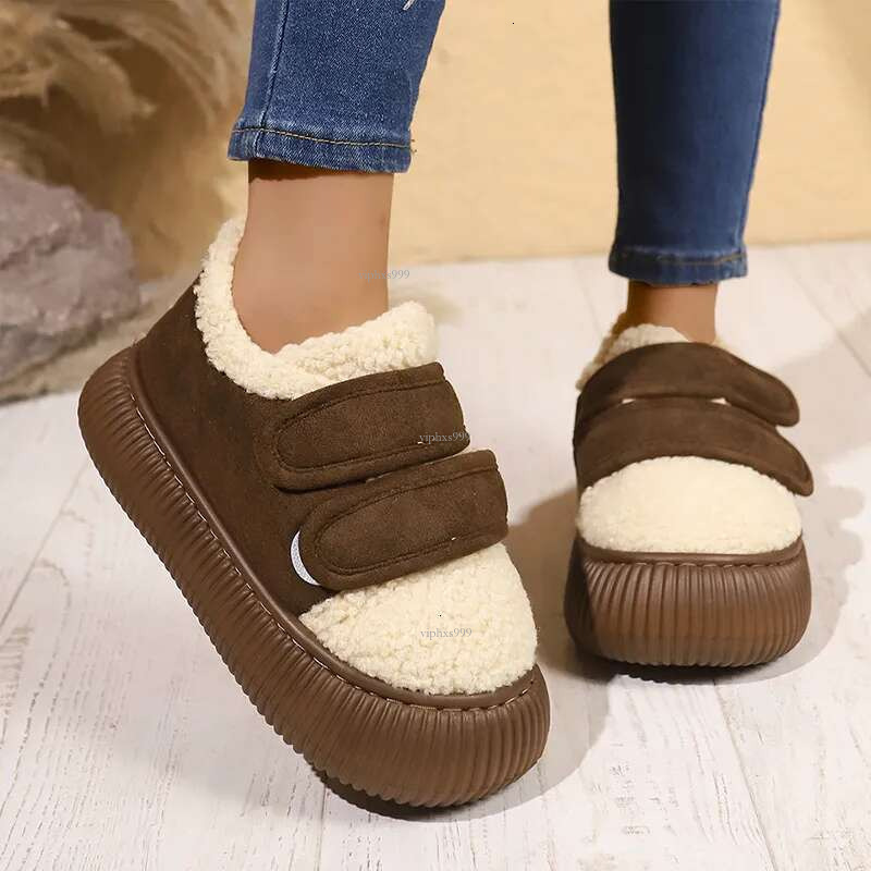 New Free Shipping Designer Shoes Fur Flats Platform Snow Ankle Women Shoes 2025 Trend Designer Warm S Boots Woman Short Plush Casual Walking Mujer Bot