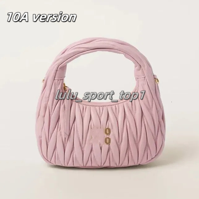 Luxury Designer muimuibag Bag Top Quality Womens Shoulder bag Armpit bag Half moon bag Handbag Lines Single shoulder strap Portable 7a0